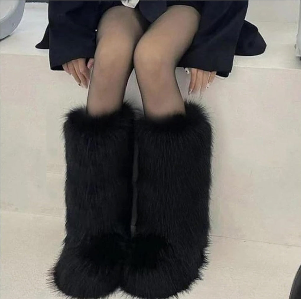 Fur boots (Knee)