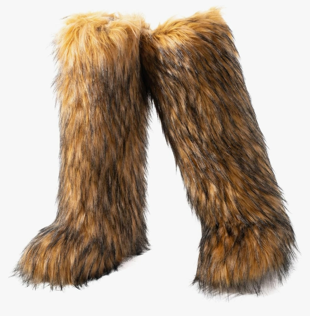 Fur boots (Knee)