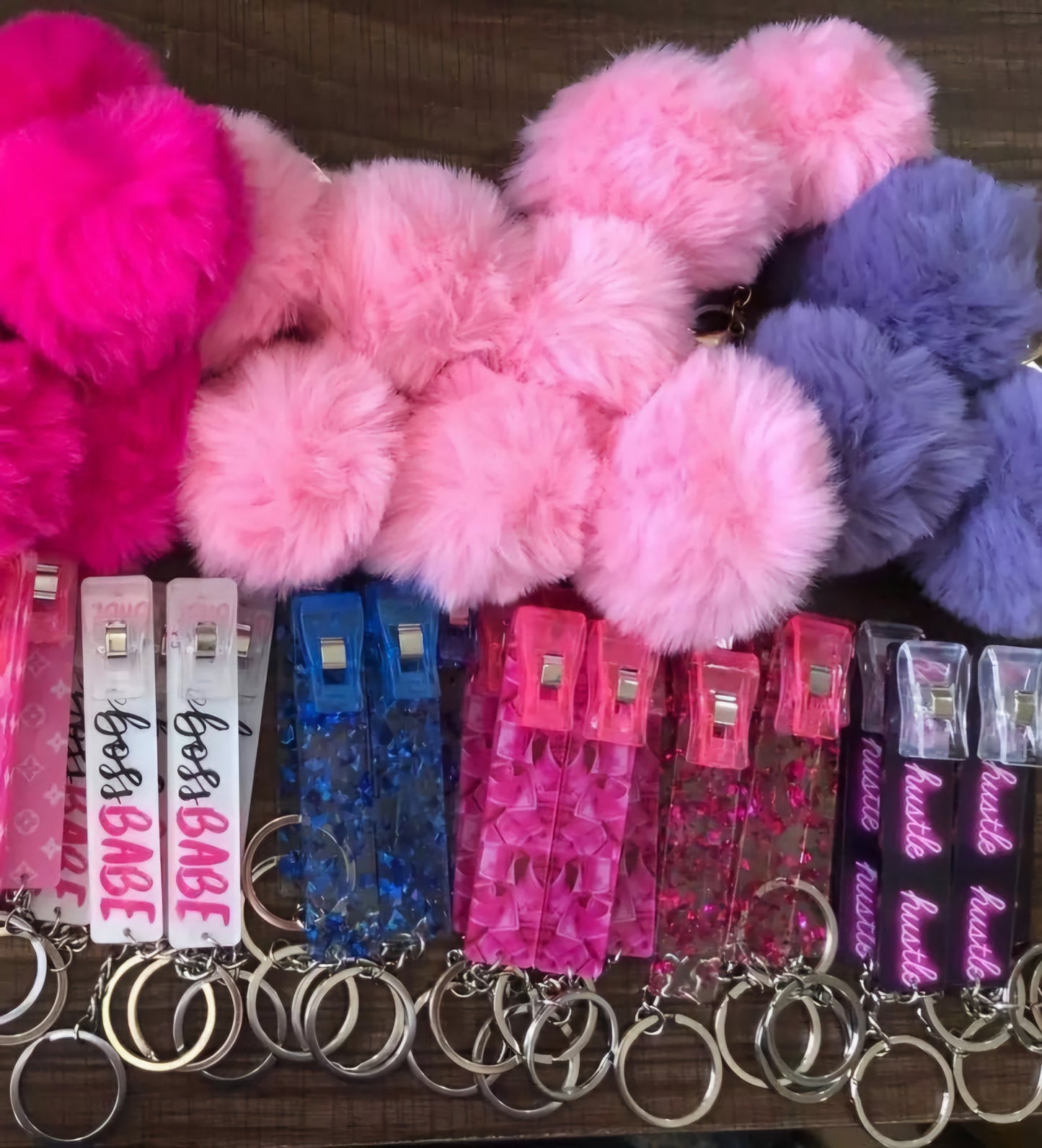 Credit card keychain grabbers