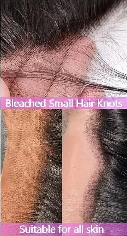 Deep Wave Lace Front Wigs Human Hair 180 Density Glueless Wigs for Women 13x4 HD Transparent Lace Front Wigs Pre Plucked with Baby Hair 22 Inch