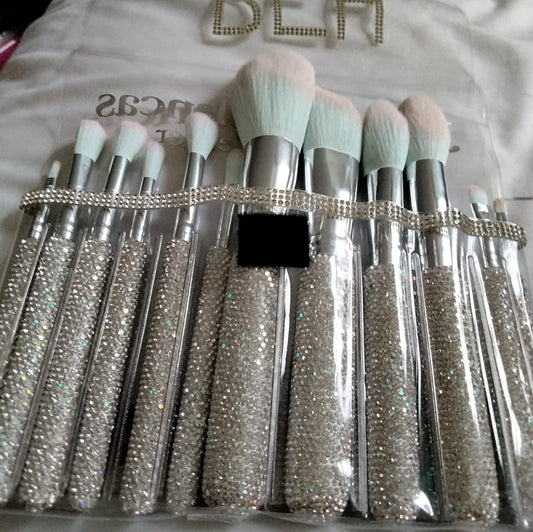 Glitter Make-up brushes